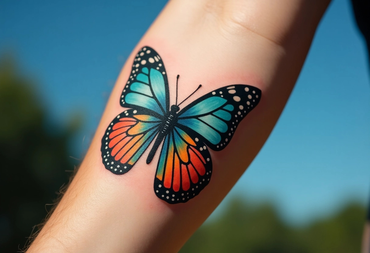 tatouage papillon