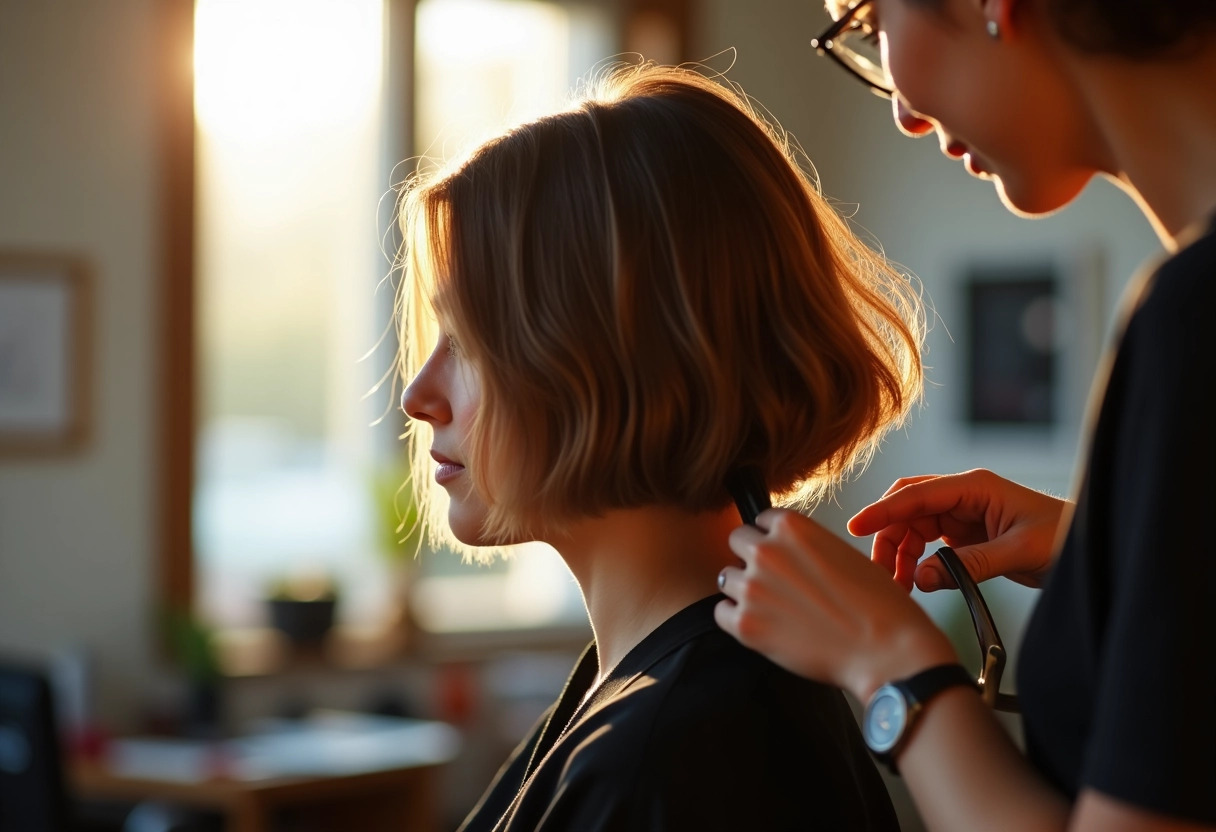 carré déstructuré cheveux fins : métamorphose capillaire garantie - coiffure femme